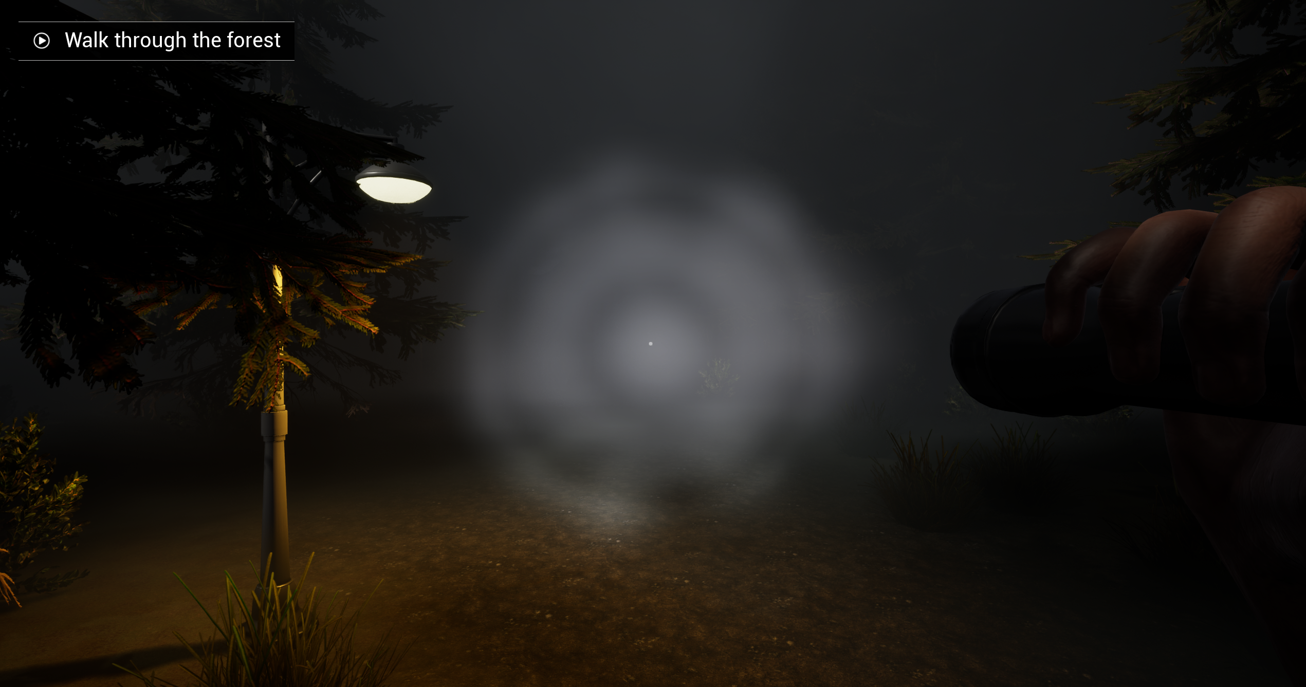 Unreal Engine horror demo project preview